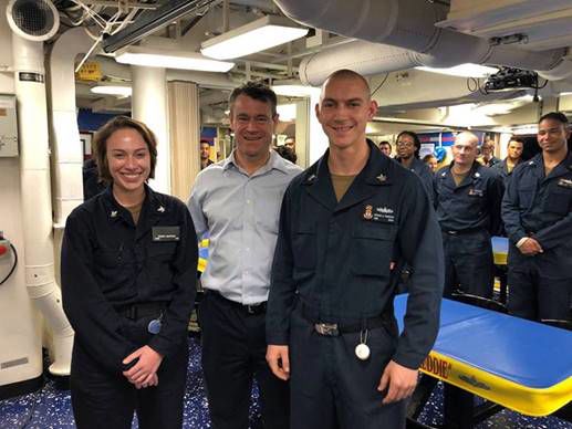 Senator visits Hoosier sailors